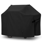Unicook funda parrilla frontal mostrando ajuste completo y protección contra lluvia