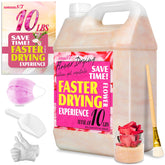 unuaST envase frontal de 10 lbs mostrando el kit completo y su practicidad
