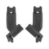 UPPAbaby adaptador inferior frente muestra ajuste seguro