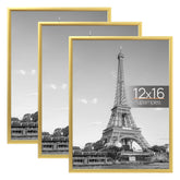 upsimples gold front view showing sleek frame and polished finish for stylish display
