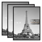 upsimples front view showing sleek black 16x20 frame and clean poster display for modern decor