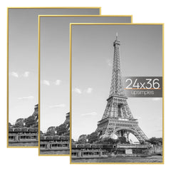 upsimples gold frame front packaging showing three frames and modern finish benefit display-ready