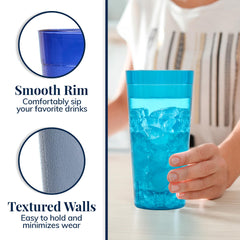 US Acrylic vaso en uso junto a piscina, resistencia antirotura