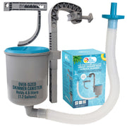 U.S. Pool Supply front view skimmer showing durable wall-mounted design and easy access