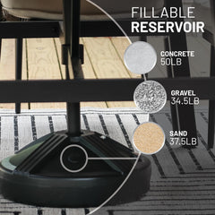 US Weight textura del polímero resistente UV para durabilidad