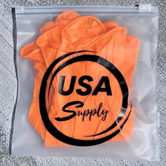 USA Supply chemical-resistant gloves close-up highlighting ReSist protection while mixing