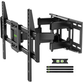 USX MOUNT front view showing mounted TV and secure fit for clean look