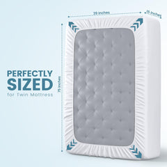 Utopia Bedding elástico perimetral y bolsillo profundo para ajuste seguro
