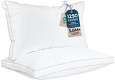Utopia Bedding front view of two king pillows showing plush hotel-style look and comfort