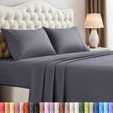 Utopia Bedding vista frontal del paquete en gris, aspecto elegante