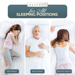 Utopia Bedding smooth breathable cover detail demonstrating airflow for a cooler sleep