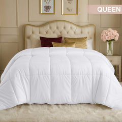 Utopia Bedding primer plano de la textura suave del tejido para confort y transpirabilidad