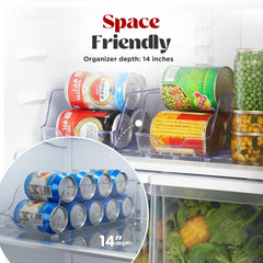 Utopia Kitchen comparación de tamaño con una lata estándar