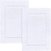 Utopia Towels front view of white bath mat showing clean styling and comfort