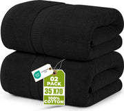 Utopia Towels folded front view showing neat packaging and premium look