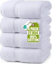 Utopia Towels front folded four-pack showing neat presentation and value