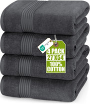 Utopia Towels frontal paquete mostrando 4 toallas y utilidad