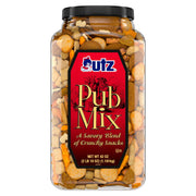 Utz barril frontal mostrando etiqueta y sabores variados, ideal para fiestas