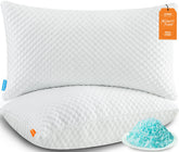 UYWO front packaging queen set showing two pillows and benefits
