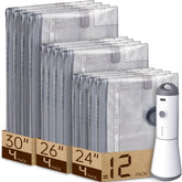 Vacbird front packaging showing kit contents and travel benefit
