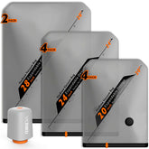 Vacbird front packaging showing kit contents and compact design benefit