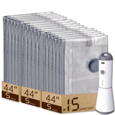 Vacbird front packaging showing kit contents and space-saving benefit