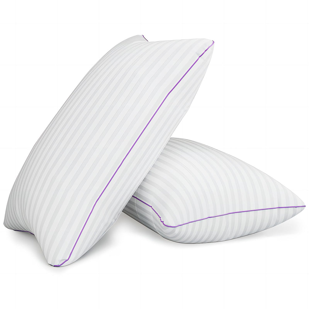 VAINOC frente del empaque king size mostrando dos almohadas beneficios transporte protegido
