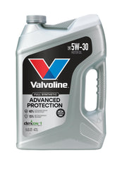 Valvoline front label showing product name and benefits for clear identification