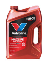 Valvoline MaxLife frente del envase mostrando marca y protección para alto kilometraje