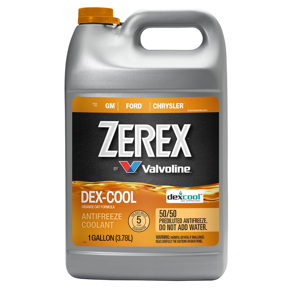 Valvoline Zerex frontal del envase mostrando diseño claro y uso rápido