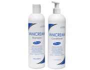PHARMACEUTICAL SPECIALTIES Vanicream frontal del set mostrando envases y claridad