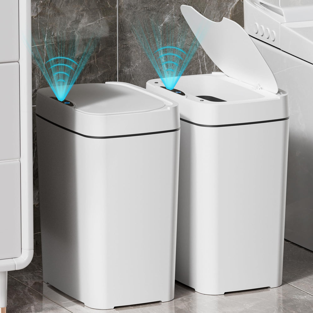 Vanpopubs front view with closed lid showing slim profile and hygiene benefit