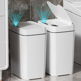 Vanpopubs front view with closed lid showing slim profile and hygiene benefit