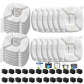 VANVE filtro frontal mostrando forma y ajuste, mantiene agua limpia