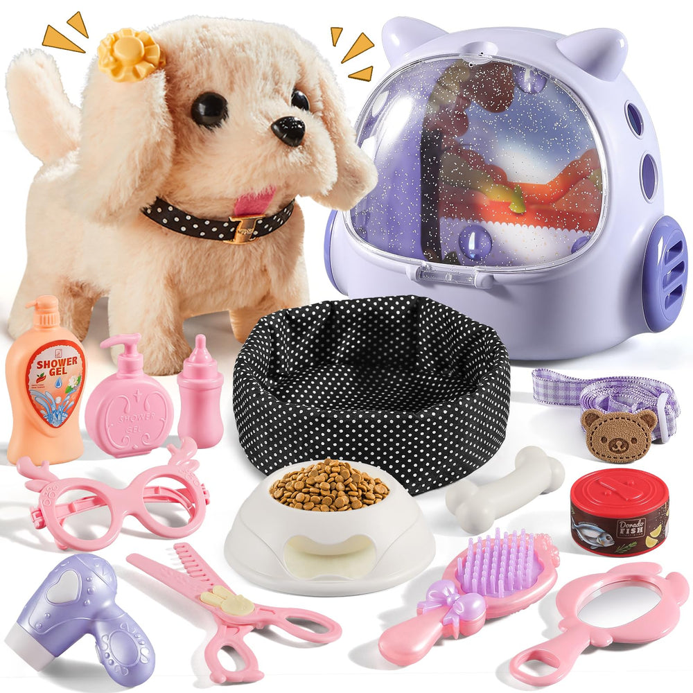 Vanvimen perrito robot frontal mostrando diseño realista y atractivo