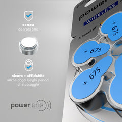 VARTA Powerone stainless steel housing detail showing corrosion resistance benefit