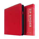 Vault X front view of red Exo-Tec binder showing durable protection and style