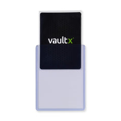 Vault X toploader edge showing thick PVC for stronger protection