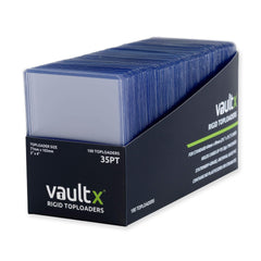 Vault X front pack view showing 100 count and clear protection