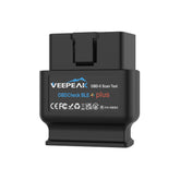 Veepeak adapter front view showing compact design and easy plug-in benefit