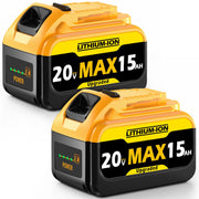 VelgoNyx front packaging showing 15Ah 20V replacement and extended runtime benefit