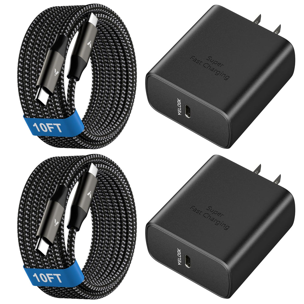 VELOGK adaptador frontal 45W mostrando puerto USB-C y carga rápida