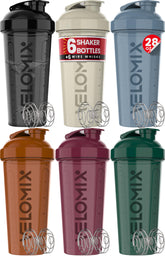 VELOMIX pack frontal de seis botellas tonos tierra, ideal para organización
