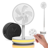 VENTY front view showing fan and carry case, highlighting portability