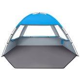 Venustas front view of packed tent showing compact carry convenience