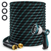 VERDOW front view of 50ft hose showing compact design and easy handling