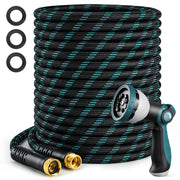 VERDOW front view of 50ft hose showing compact design and easy handling