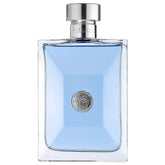 Versace Pour Homme front bottle showing elegant label and instant recognition benefit