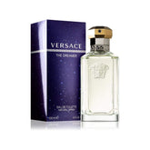 Versace The Dreamer frasco frontal elegante que muestra el envase y atractivo visual