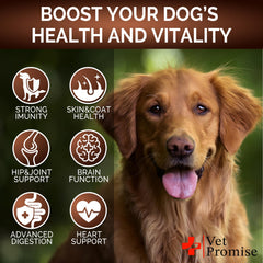 Perro aceptando masticable Vet Promise, imagen que muestra aceptación y conveniencia